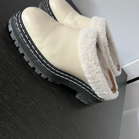 Proenza Schouler Shearling Lined Mules - Picture 6 of 6